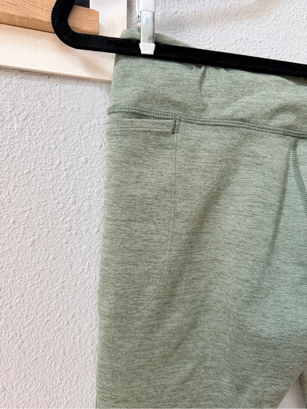 Nike Epic Lux Mid-Rise Cropped Running Tights Leggings Green Heather Size M